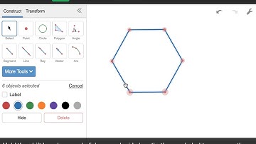 Mini Constructions with Desmos Geometry: Regular Hexagon