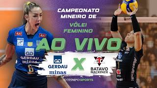 Gerdau Minas x Batavo Mackenzie AO VIVO com imagens | Mineiro de Vôlei Feminino Sicredi 2026