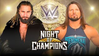 NIGHT OF CHAMPIONS 2023 CONFIRMED MATCH CARDS PREDICTIONS