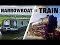 136. Narrowboat vs Train! Cab Ride on the Churnet Valley Railway