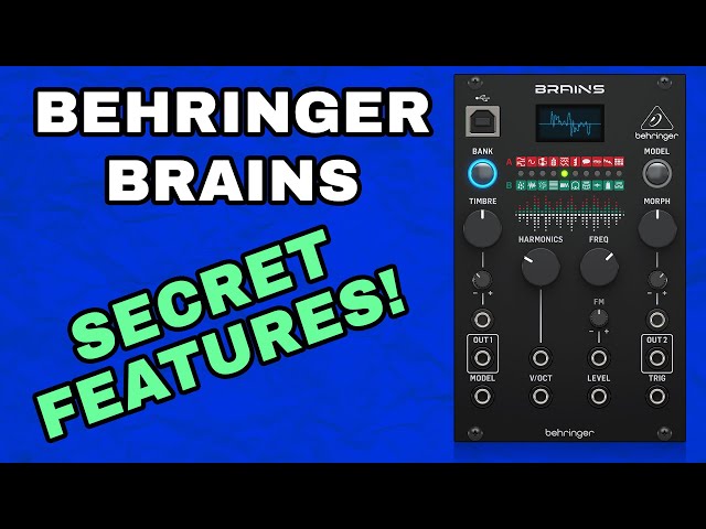 その他 Behringer BRAINS Behringer Brains Multi-engine Oscillator Eurorack Module