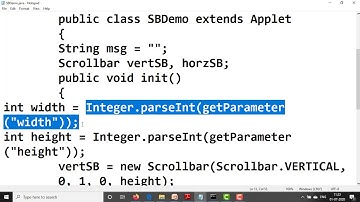 AJP AWT Scrollbar TextField TextArea