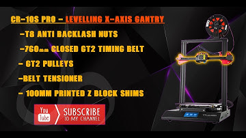 X-Axis Gantry Levelling for Cr-10s Pro