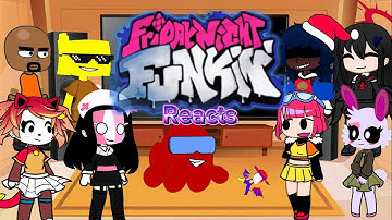 Friday Night Funkin Mod Characters React: Part 56 | Wicktube 👑