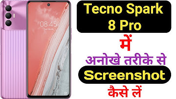 How to take screenshot in Tecno Spark 8 Pro || How to capture screenshot in Tecno Spark 8 Pro ||