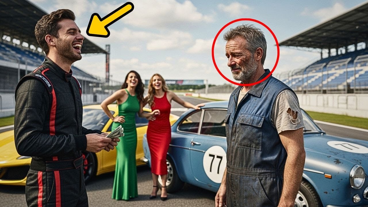 «TI DO 100 MILA SE QUESTA VECCHIA AUTO VINCE!» — Rise il milionario… MA LUI ERA UN EX PILOTA!