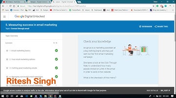 Email marketing basics (Google Digital Unlocked Certificate - 4th Badge Solved)