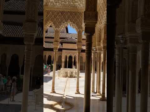 Alhambra Palace in Spain, one of the finest architectural buildings 🇪🇸 #spain #Alhamra #palace