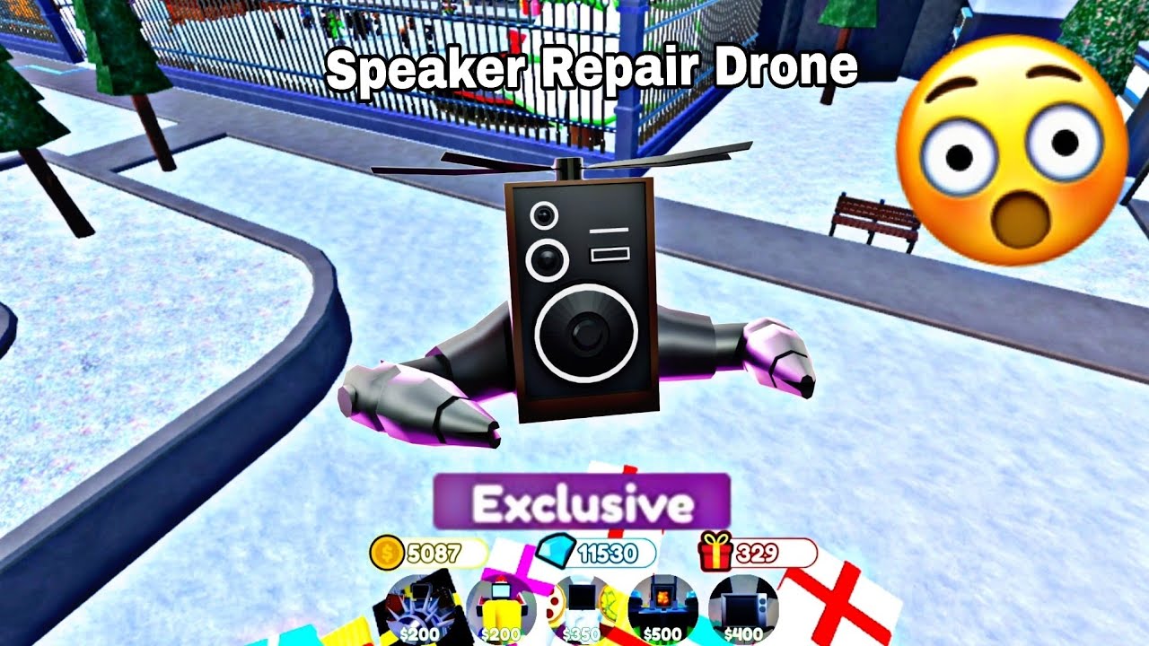 OPEN NEW EXCLUSIVE SPEAKER REPAIR DRONE In Toilet Tower Defense New OPEN NEW EXCLUSIVE SPEAKER REPAIR DRONE In Toilet Tower Defense New