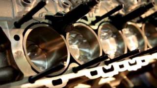 Assembly of the new Lamborghini V12 Engine