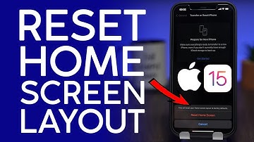How to Reset Home Screen Layout on your iPhone or IPAd iOS 15