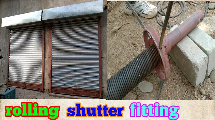 How to fitting rolling shutter | Rolling shutter f...