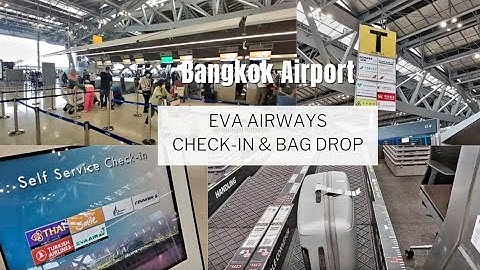 Counter check in eva air ส วรรณภ ม