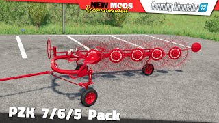 FS22 | PZK 7/6/5 Pack - Farming Simulator 22 New Mods Review 2K60