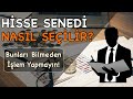 Hisse Senedi Analizi Nasıl Yapılır? / Temel Analiz Eğitimi