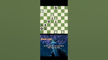 Rook sacrifice🙂‍↕️.  #chess #games #gaming #checkmate #chesspuzzle #challenge #puzzle