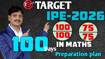 Target IPE 2026|inter public 2026|75/75 in 2A|2B|100/100 in 1st year maths Tips for inter students