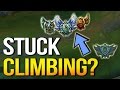 STUCK CLIMBING? How to fix it and carry more or find what's wrong (League of Legends)