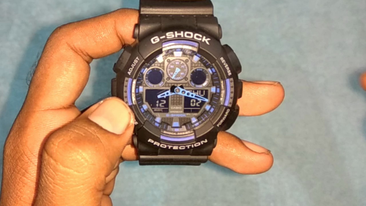 how to sync analog and digital time on g shock 5081
