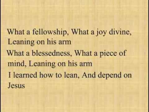 Lean And Depend On Jesus Youtube