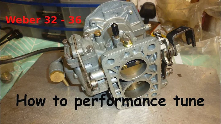 How to power tune a Weber 32 36 DFV for maximum flow and perfornance.