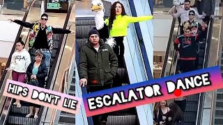 Escalator Dance Hips Dont Lie Tiktok Challenge