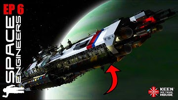 Hoe je een groot schip ontwerpt (EP6) | De waterstoftanks afdekken [Space Engineers 2025]