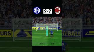 Inter vs AC Milan #efootball #pes #shorts