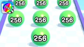 Ball Run 2048🎱Gameplay All Levels Part 1 | 1-3 Level [iOS, Android]