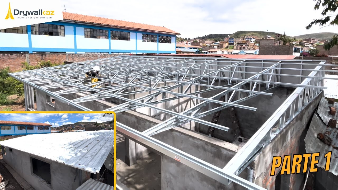 Ideas para HACER #ESTRUCTURA un #techo de #DRYWALL de buena CALIDAD y MODERNA | parte 1