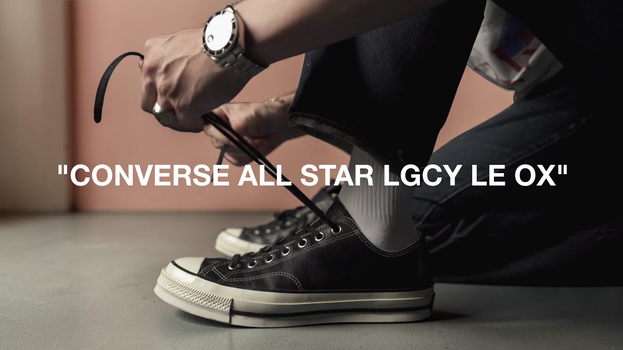 【新品正規】ChuckTaylorAllStar70★ブラックレザー★28.0㎝ No Regrets] Converse All Star LGCY Chuck Taylor in Black Leather