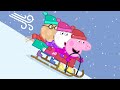 Peppa Pig Português Brasil | Aventura de trenó na neve 🛷 | Desenhos Animados