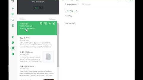 It is easy to send email to an Evernote folder