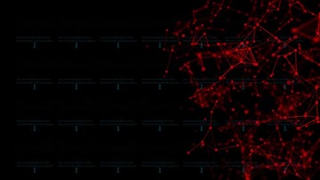 Graphic plexus background. Abstract polygonal loop background with connected lines and dots