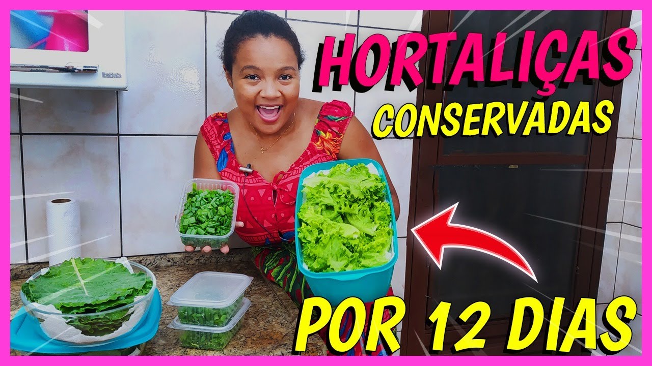 COMO CONSERVAR COUVE E ALFACE POR 12 DIAS SEM ESTRAGAR