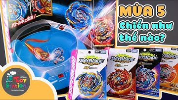 Mở hàng những mẫu Beyblade Burst đầu tiên của Mùa 5 SuperKing cực chiến ToyStation 690
