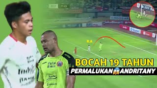 Andritany SAMPAI TERPENTAL😵Winger Muda Rahmat✅️tipu Andritany😱sampai bola di giring ke depan gawang