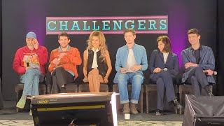 Zendaya CHALLENGERS press conference Josh O&#39;Connor, Mike Faist in Los Angeles - April 20, 2024 4K