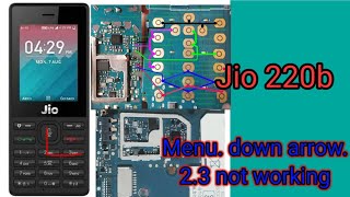 jio f220b keypad not working|Jio f220b keypad 2,3 fault solution| jumper menu key solution