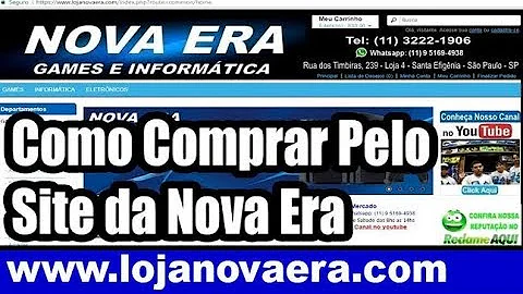 Como comprar online no Nova Era?