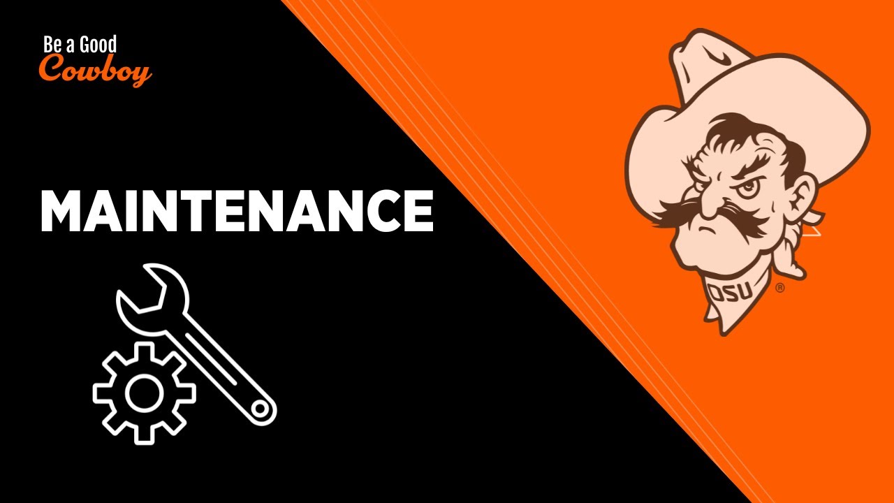 Maintenance and Repairs | Oklahoma State University