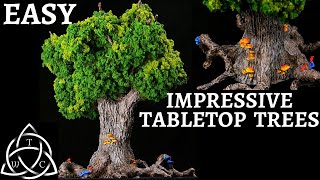 EASY Fantasy Trees for Tabletop Gaming or Dioramas