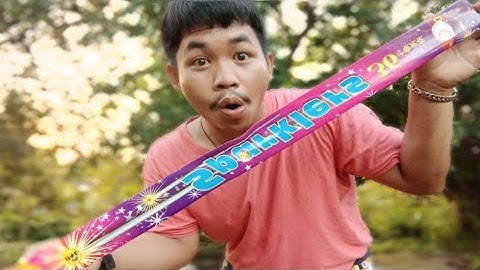 จุดประทัด ดอกไม้ไฟยักษ์ กลางวันvsกลางคืน อันไหนสวยกว่ากัน!