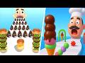 Sandwich Runner 🆚 Stacky Ice Cream Runner🌻🧿🌺🌈Max Levels Walkthrough Android IOS Update Gameplay 2140