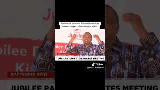 Former president uhuru kenyatta warns president ruto