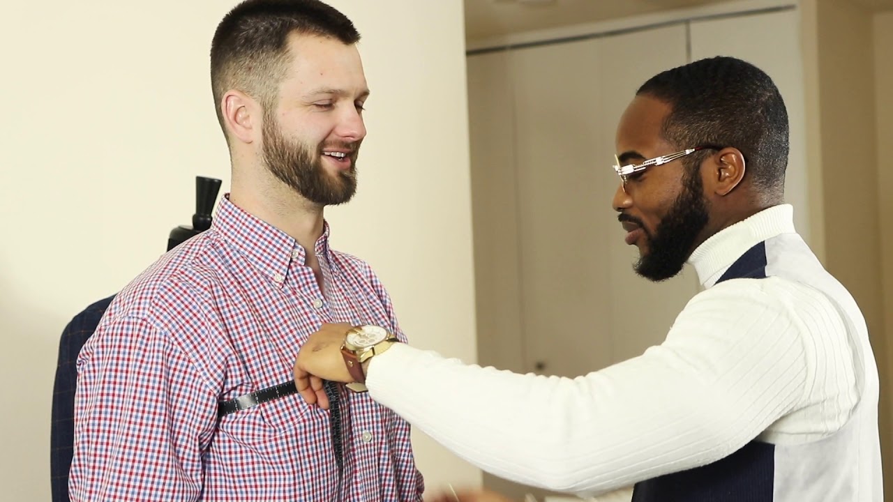 How to measure yourself for custom clothing - Full Chest - YouTube