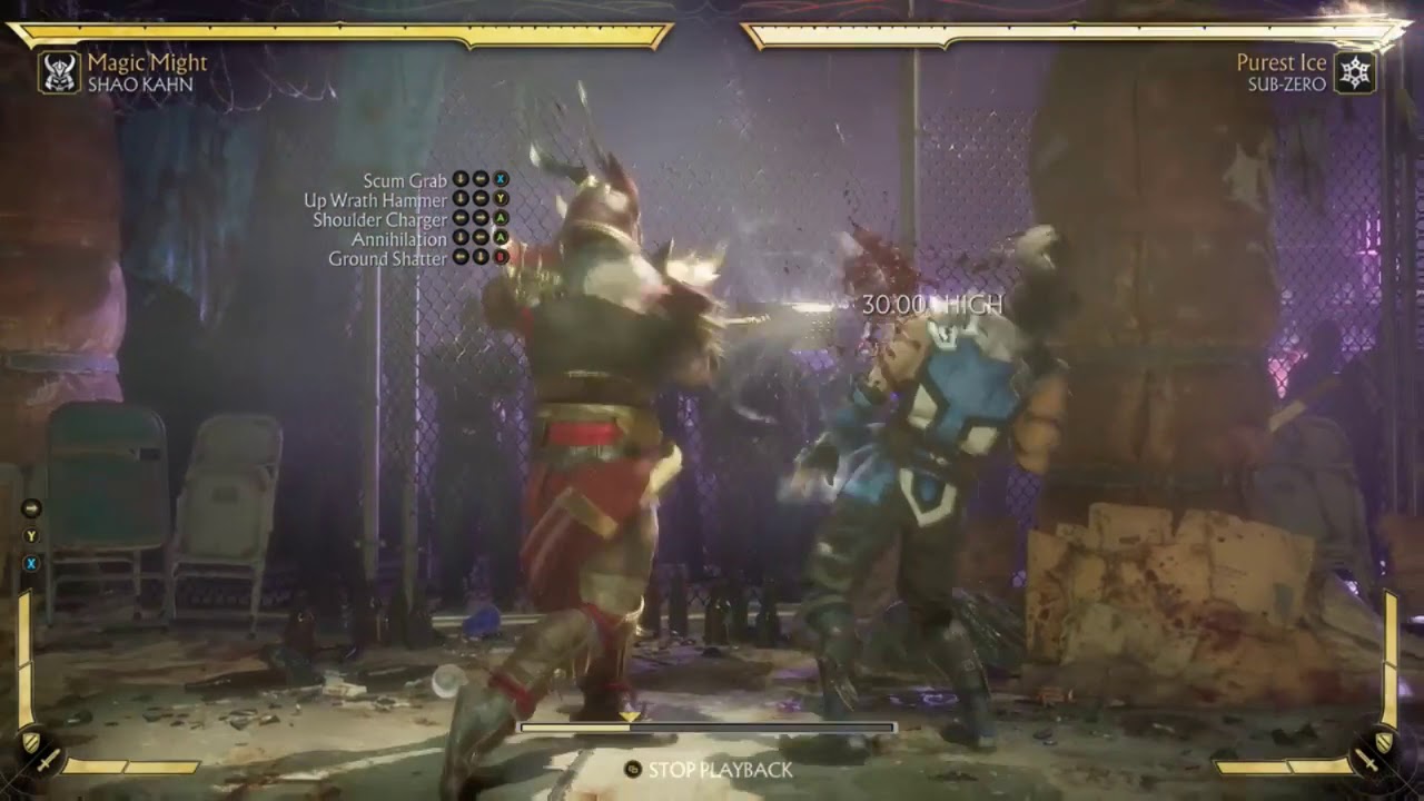 MK11 SHAO KAHN (Magic Might) COMBOS YouTube