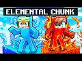 NOOB vs PRO: Elemental Chunk Battle! (Minecraft)