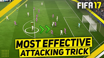 FIFA 17 MOST EFFECTIVE ATTACKING TRICK TUTORIAL - THE SPECIAL DRAG BACK SKILL MOVE