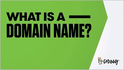 What Is A Domain Name? | GoDaddy